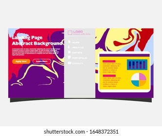 Landing Page Template of Boost your business. Modernes flaches Design-Konzept für Webseitendesign für Website und mobile Website. Einfache Bearbeitung und Anpassung. Vektorillustration