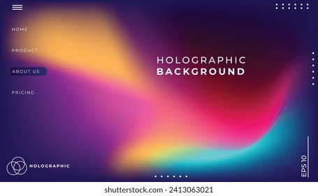 Landing page template for business. Modern web page design concept layout for website. Vector illustration. Brochure cover, banner, slide.