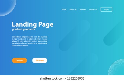 Landing page template.for data analysis, management app, consulting, social media marketing. Modern vector illustration concepts for website and mobile website development.