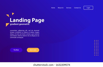 Landing page template.for data analysis, management app, consulting, social media marketing. Modern vector illustration concepts for website and mobile website development.