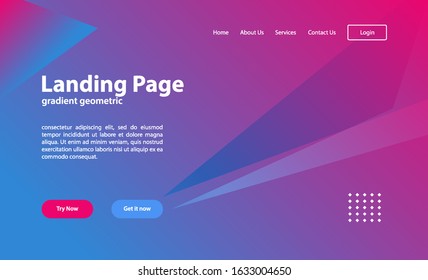 Landing page template.for data analysis, management app, consulting, social media marketing. Modern vector illustration concepts for website and mobile website development.