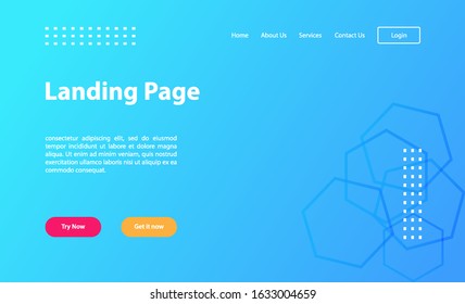 Landing page template.for data analysis, management app, consulting, social media marketing. Modern vector illustration concepts for website and mobile website development.