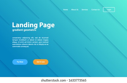 Landing page template.for data analysis, management app, consulting, social media marketing. Modern vector illustration concepts for website and mobile website development.