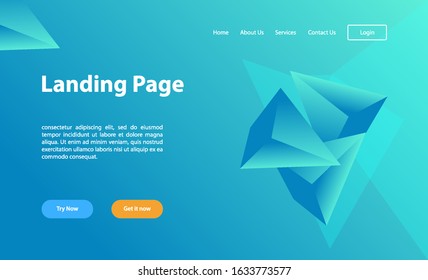 Landing page template.for data analysis, management app, consulting, social media marketing. Modern vector illustration concepts for website and mobile website development.