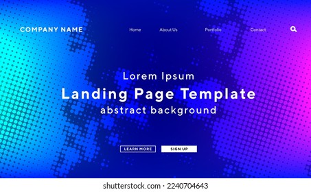landing page template diamond scale with liquid stained texture theme background for website UI template business Annual reports, flyer, poster, magazine cover,brochure template vector EPS.