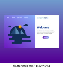 Landing Page Template for Nature Lover