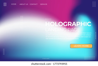 Landing page template. Use for keynote presentation background, brochure design, website slider, landing page, annual report, company profile. Premium vector