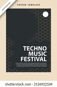 página de inicio página web presentación marketing digital diseño plano música de evento de inicio