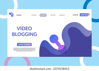landing page templates design illustrator