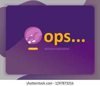 Landing page templates Error page illustration with cat or kitten characters and cat. Page not found. Vector concept illustration for 404 error with Funny cartoon workers
