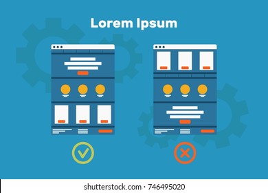 Landing page two options, a prototype for sales and business, test, ab