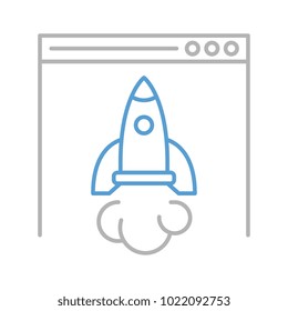 landing page vector icon