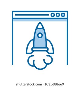 landing page vector icon