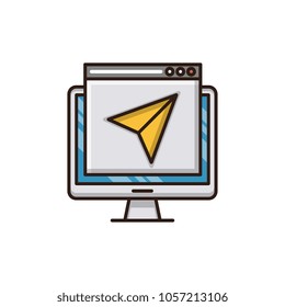 Landing page vector icon