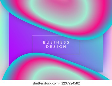 Landing page. Vivid gradient mesh. Holographic 3d backdrop with modern trendy blend. Cosmic app, interface design. Landing page with liquid dynamic elements and fluid shapes.