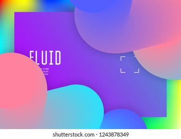 Landing page. Vivid gradient mesh. Rainbow screen, website composition. Holographic 3d backdrop with modern trendy blend. Landing page with liquid dynamic elements and fluid shapes.