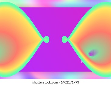 Landing page. Vivid gradient mesh. Holographic 3d backdrop with modern trendy blend. Geometric interface, screen layout. Landing page with liquid dynamic elements and fluid shapes.