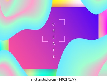 Landing page. Vivid gradient mesh. Abstract ui, mobile composition. Holographic 3d backdrop with modern trendy blend. Landing page with liquid dynamic elements and fluid shapes.