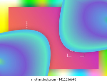 Landing page. Vivid gradient mesh. Minimal website, app composition. Holographic 3d backdrop with modern trendy blend. Landing page with liquid dynamic elements and fluid shapes.