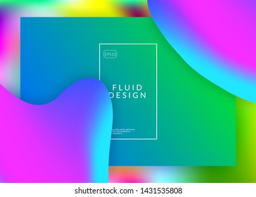 Landing page. Vivid gradient mesh. Holographic 3d backdrop with modern trendy blend. Cool ui, interface layout. Landing page with liquid dynamic elements and fluid shapes.