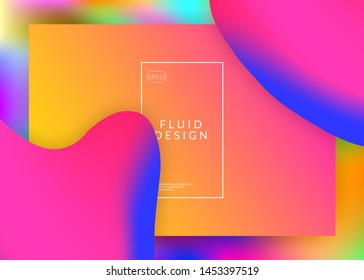 Landing page. Vivid gradient mesh. Holographic 3d backdrop with modern trendy blend. Vibrant interface, app frame. Landing page with liquid dynamic elements and fluid shapes.