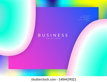 Landing page. Vivid gradient mesh. Futuristic ui, mobile layout. Holographic 3d backdrop with modern trendy blend. Landing page with liquid dynamic elements and fluid shapes.