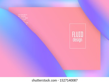Landing page. Vivid gradient mesh. Molecular app, interface composition. Holographic 3d backdrop with modern trendy blend. Landing page with liquid dynamic elements and fluid shapes.