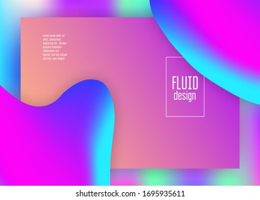 Landing page. Vivid gradient mesh. Holographic 3d backdrop with modern trendy blend. Molecular app, interface composition. Landing page with liquid dynamic elements and fluid shapes.