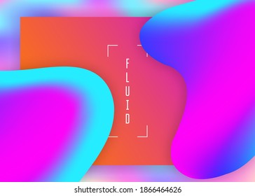Landing page. Vivid gradient mesh. Holographic 3d backdrop with modern trendy blend. Cosmic interface, screen composition. Landing page with liquid dynamic elements and fluid shapes.