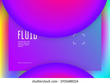 Landing page. Vivid gradient mesh. Futuristic website, app composition. Holographic 3d backdrop with modern trendy blend. Landing page with liquid dynamic elements and fluid shapes.