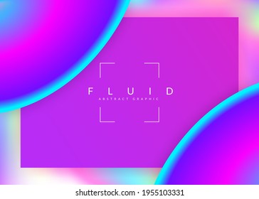 Landing page. Vivid gradient mesh. Holographic 3d backdrop with modern trendy blend. Cosmic mobile, interface template. Landing page with liquid dynamic elements and fluid shapes.