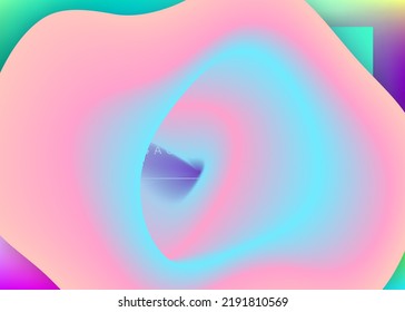 Landing page. Vivid gradient mesh. Holographic 3d backdrop with modern trendy blend. Creative interface, screen frame. Landing page with liquid dynamic elements and fluid shapes.