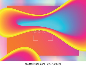 Landing page. Vivid gradient mesh. Holographic 3d backdrop with modern trendy blend. Business interface, ui design. Landing page with liquid dynamic elements and fluid shapes.
