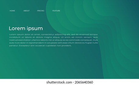 Landing page website can be use for twitch, banner, flayer, social media template and more