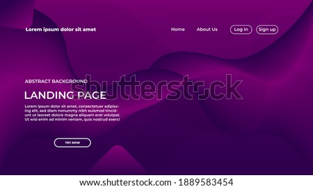 landing page website template background. abstract modern website background
