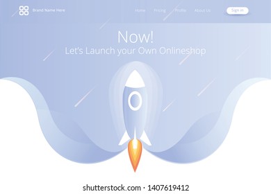 Landing page website template design. Modern flat design vector illustration concepts of web page design for website and mobile website development. Easy to edit and customize.