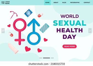 Landing Page World Sexual Health Day Illustration