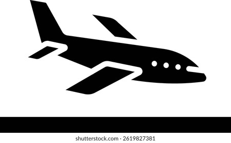 Landing vector icon. Can be used for printing, mobile and web applications.