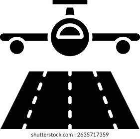 Landing vector icon. Can be used for printing, mobile and web applications.