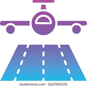 Icono de Vector de aterrizaje. Se puede utilizar para aplicaciones de impresión, móviles y de Web.