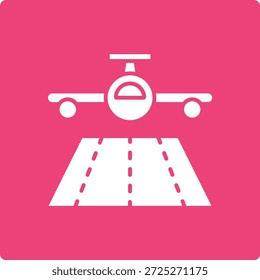 Icono de Vector de aterrizaje. Se puede utilizar para aplicaciones de impresión, móviles y de Web.
