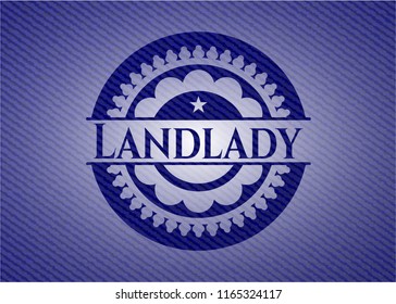 Landlady denim background