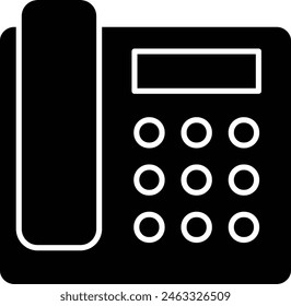 Landline Icon Design For Personal And Commercial Use.