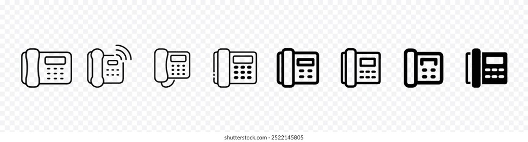 Landline phone icon, Phone vector icon. fax vector glyph flat icon, Landline Basic Phone, Telephone Icon. Old classic telephone, Dial Telephone, Rotary Phone