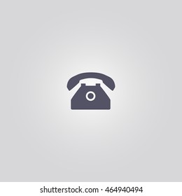 Landline Phone Icon. Vector Illustration