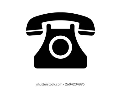 Landline Phone Icon Vector, telephone icon, phone symbol, mobile hotline icon, landline vector