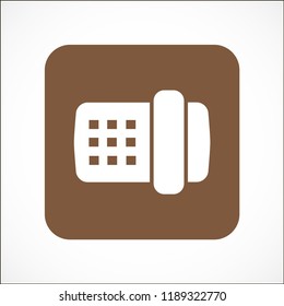 landline phone vector icon eps 10