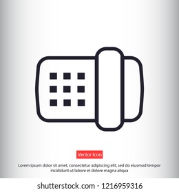 landline phone vector icon eps 10