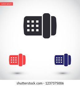 landline phone vector icon eps 10