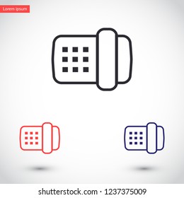 landline phone vector icon eps 10